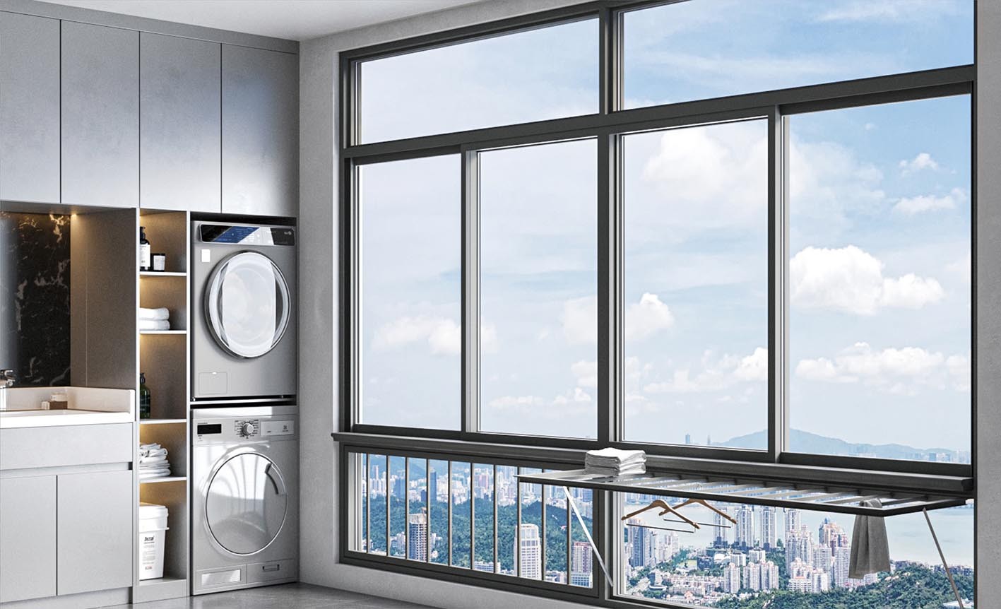 Space Saving Dual Track Slide Windows Windows