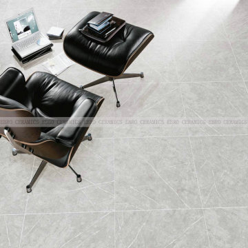 Livingroom ανοιχτό γκρίζο μαρμάρινο πορσελάνη πλακάκια δαπέδου τιμή σχεδιασμού 2 επιφανειακής θεραπείας 66DA02