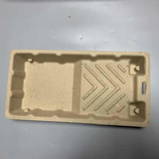 Biodegradable water-resistant recycled paper material