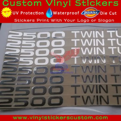 Custom Metal Heat Resistant Sticker
