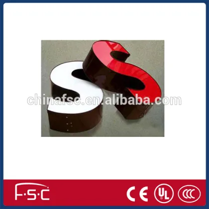 2015 Waterproof Acrylic Led Freestanding Company sign