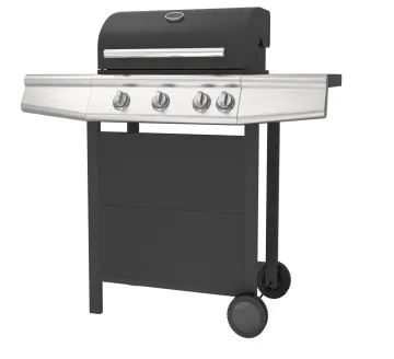 4 Burner Gas Barbecue Grill for Garden