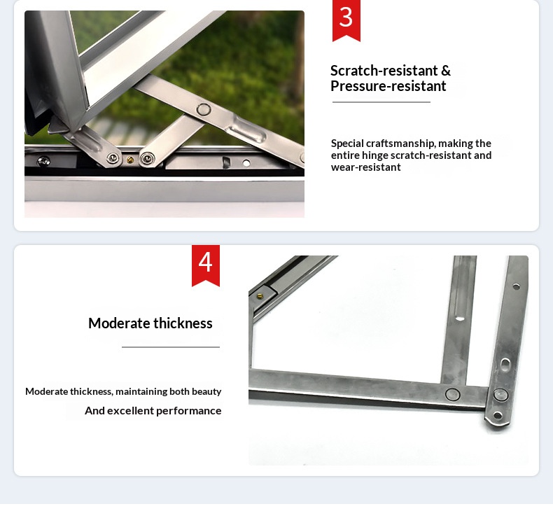 Slider window support rod