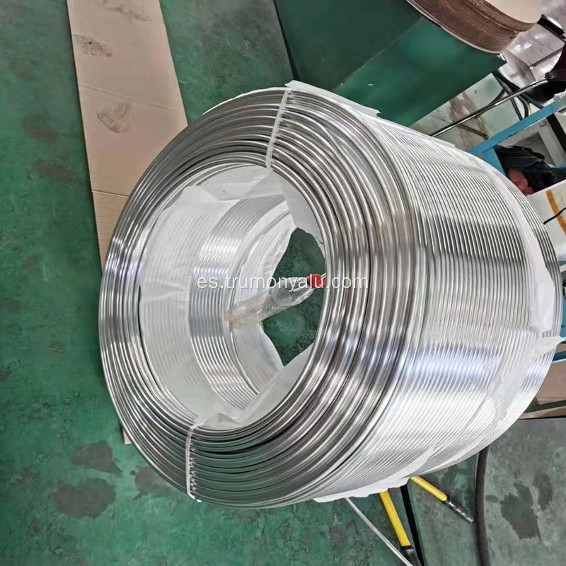 Tubo de bobina de aluminio para intercambiador de calor