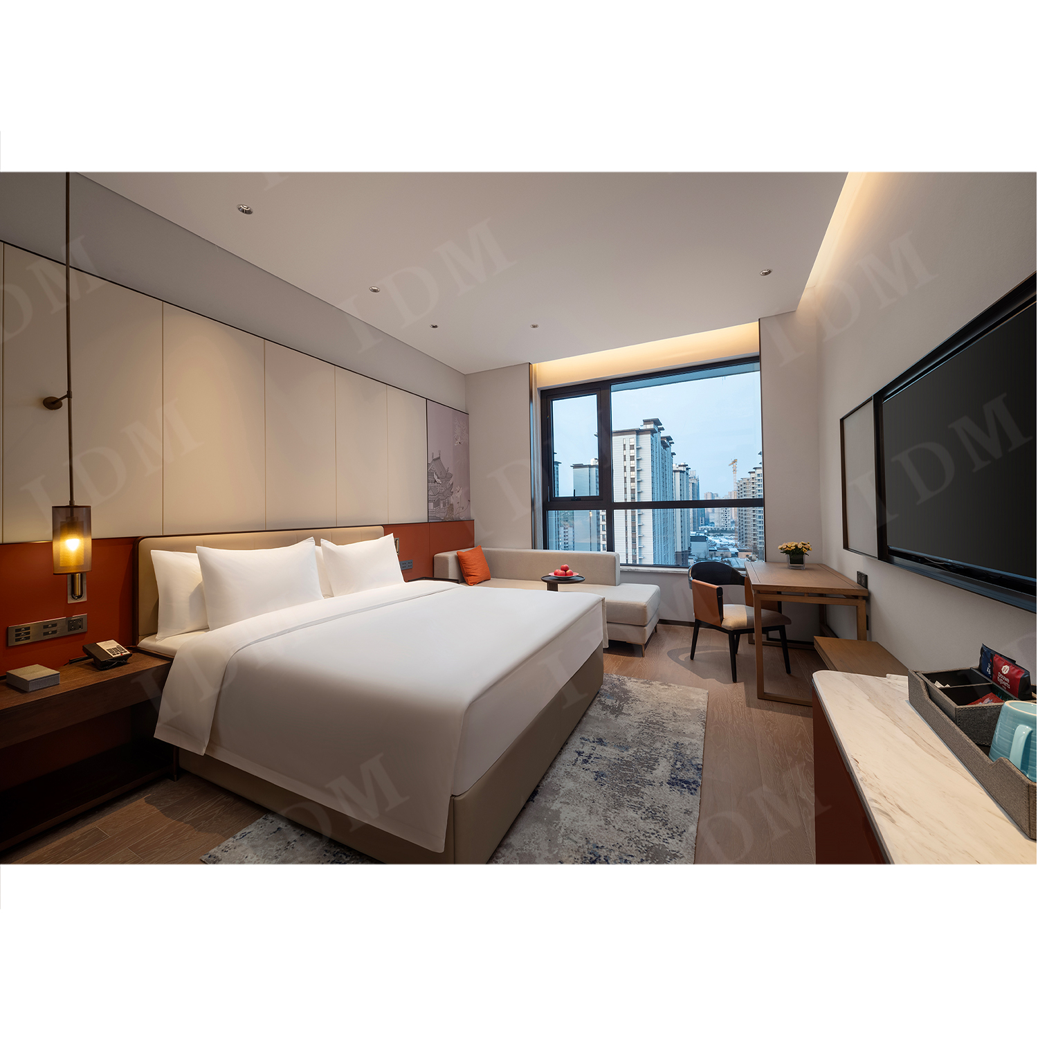 5 Star Modern hotel Bedroom Furniture Set