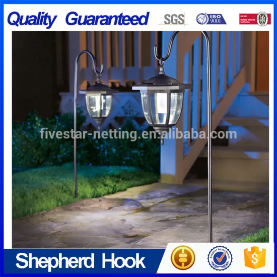 Home & Leisure Shepherd's Hook---72'' in Black