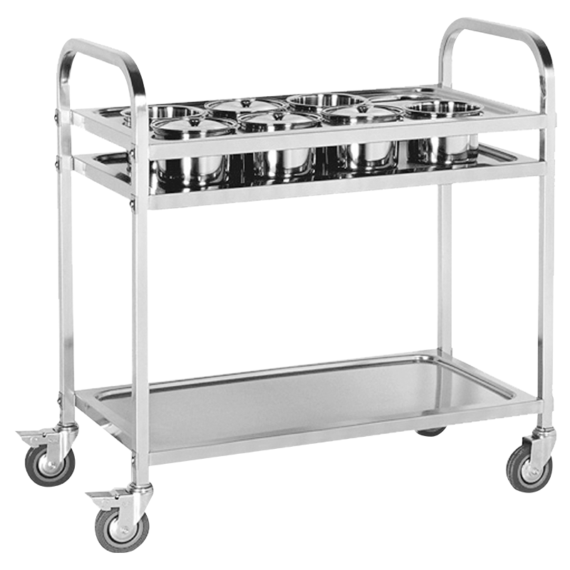 Stainless Steel Saucing Cart