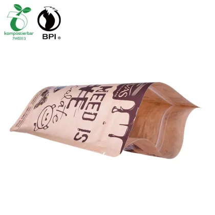 100% Biodegradable Craft Paper Creative Chocolate Cookies Packaging Wholesale