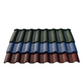 Black red light stone metal roofing tiles