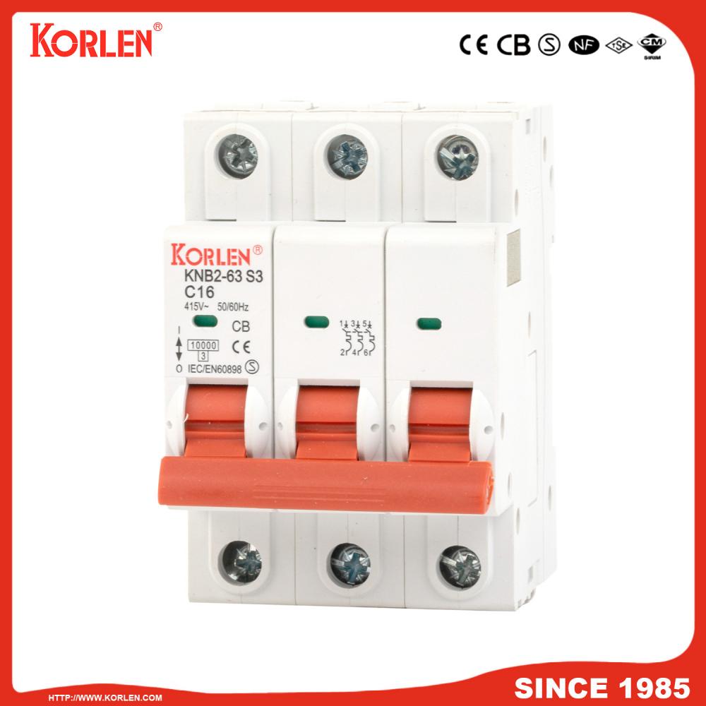 Patented Miniature Circuit Breaker with CB TUV Certificate