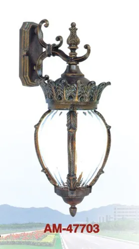 Antique Aluminum Garden Light