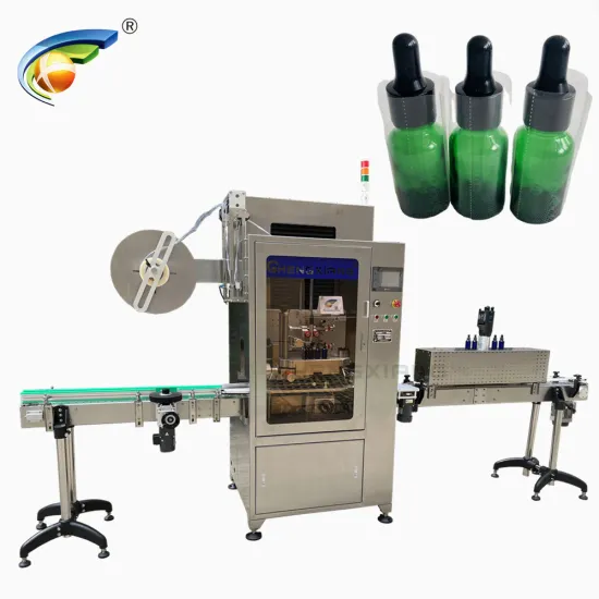 CHENGXIANG Automatic Heat Shrink Sleeve Labeling Machine for Bottles