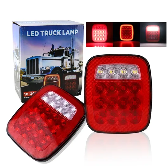 16 LED Stop Brake Reverse Tail Light Kit for 1979-2006 Jeep Wrangler YJ TJ CJ Pickup Truck