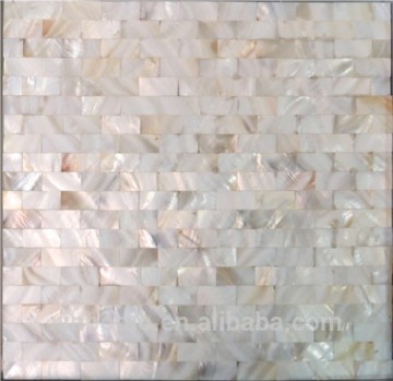 Square Natural River Shell Mosaic