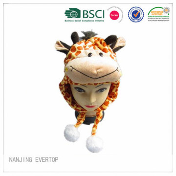 Newest Style Giraffe Soft Touch Animal Hat