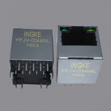 Ingke YKJV-0046NL 100% cross SI-46004-F Bel Industrial RJ45 connector jacks