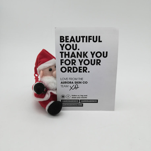 Custom CMYK Printing Matt Art Paper Thanks Card