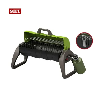 Made in China Stainless Steel Small Gas or Charcoal Fuel Folding Outdoor Gas Barbecue Grill DIY
