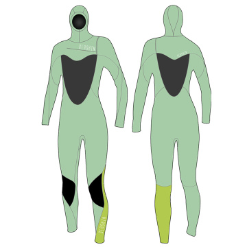 Donne di pelle di mare 3 mm 3 mm wetsuit con cerniera con cappuccio con cappuccio con cappuccio