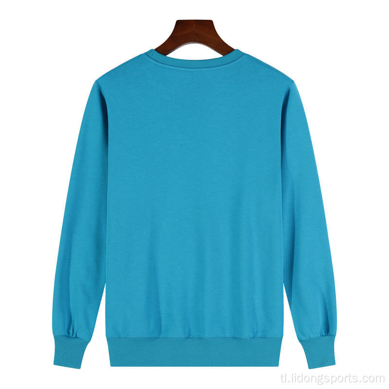 Plain wholesale crewneck unisex pullover sweatshirt