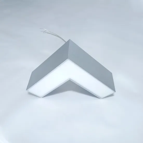 L shape led directional lighting fixture chandelier straight light for home decoration