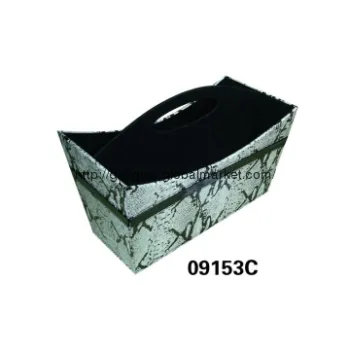 PVC leather decorative office stationery box