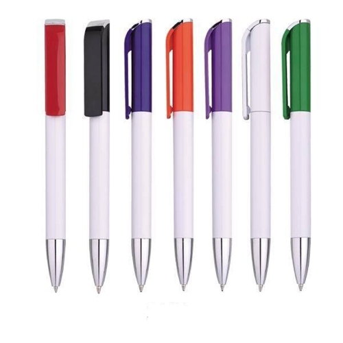 Promosi White Twist Ball Pen