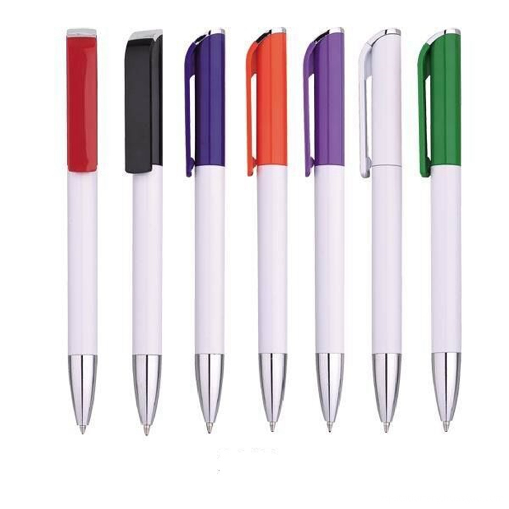 Promotion White Twist Ball Pen