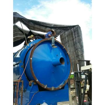 waste plastics recycle to energy pyrolysis machine