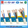 PVC Insulated Sheathed Flat Control Cable Low Voltage For Construction