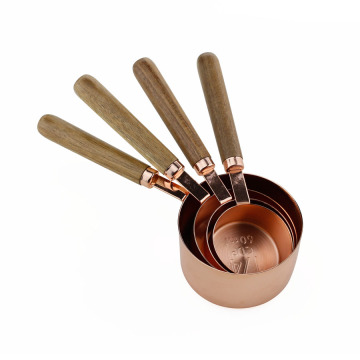 Rose Gold Plated Edelstahl Messlöffel Set