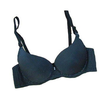 3/4 Bras with Dots Pattern, Various Custom Materials are Available, OEM Orders Factory