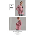 Custom Ladies Essential Yoga Track Jacket High Quality