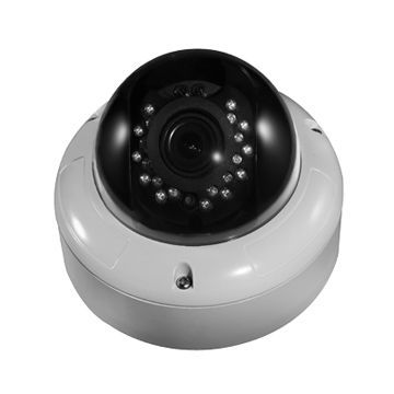 CCD Dome Camera, 700TVL 1/3-inch Sony Color CCD/2.8-12mm Lens/18-piece LED/15m IR Distance/Outdoor
