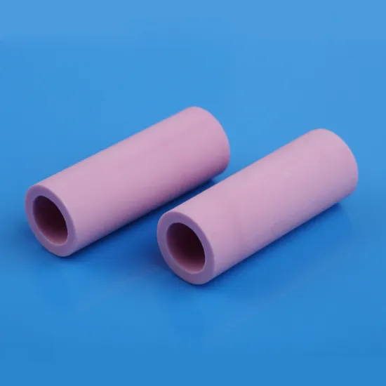 Pink Insluating Alumina Ceramic Tube