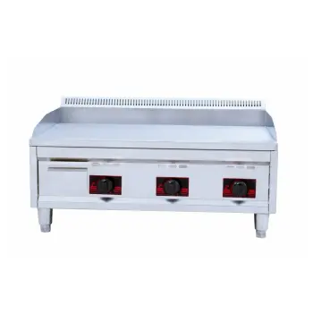 PL736 Kitchen catering Equipment Stainless Steel commercial LPG GAS griddle for grill foods Good Price