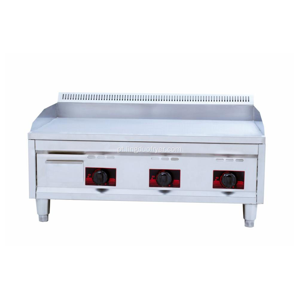 PL736 Equipamento de catering de cozinha Aço inoxidável Comercial LPG Gas Griddle para Grill Foods Bom preço