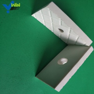 White Alumina Porcelain Ceramic Lining Tile for Cyclone