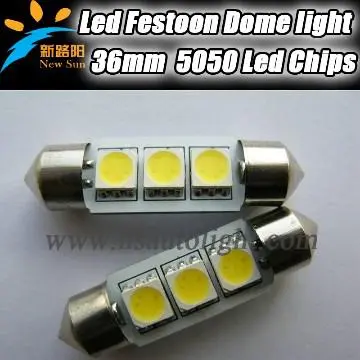 DC12V led festoon light,36mm canbus 3smd 5050,Led festoon lighting,C5W