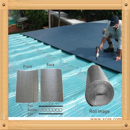 heat absorbing building materials with aluminum foil