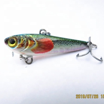 Natural Color Slow Sinking Freshwater Minnow Handmade Popper Metal Fishing Lure