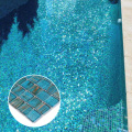 Outdoor Swimming Pool Glass Mosaic Floor Tiles