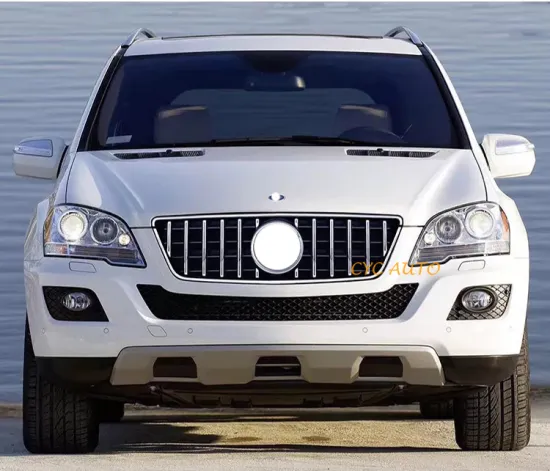 Auto Tuning Car Bumper Kit W164 X164 GT Front Grille for Mercedes Benz ML Class 2009-2011