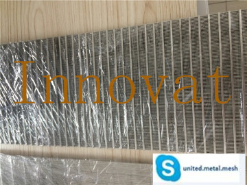 SUS 304 316 flat wedge wire mesh screen