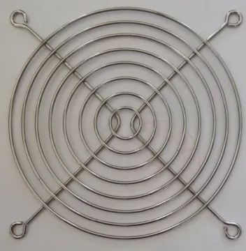Metal grill fan finger guard