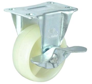 2 "Micro Duty White pp Drehkreuzer Rad