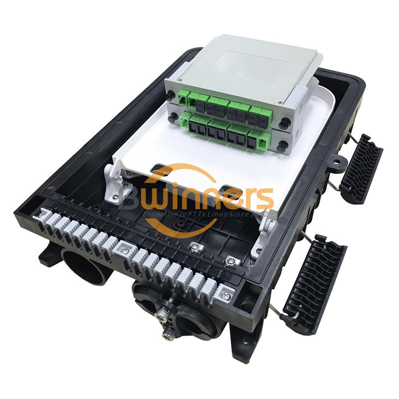กล่องกระจายไฟเบอร์คาสเซ็ตกันน้ำ Outdoor LGX OPTICAL SPLITTER 16 พอร์ต 1x16
