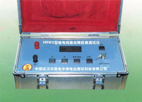 Transmission line fault from the test instrument