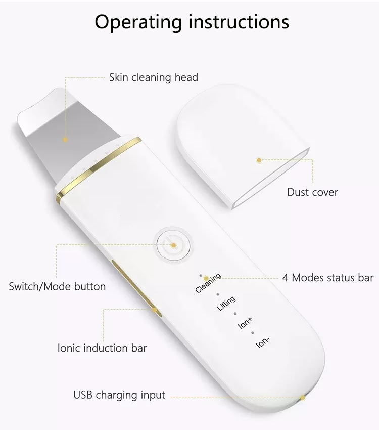 Ultrasonic Skin Spatula Instructions