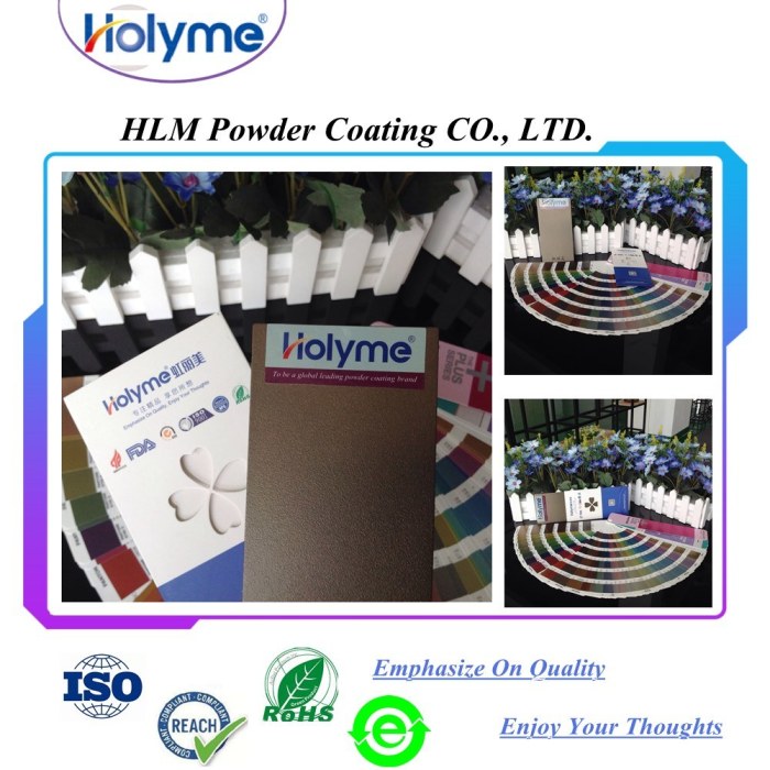 पैंटन रंग एपॉक्सी पाउडर कोटिंग